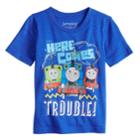 Toddler Boy Jumping Beans&reg; Thomas & Friends Here Comes Trouble Percy, Thomas & James Graphic Tee, Size: 4t, Med Blue
