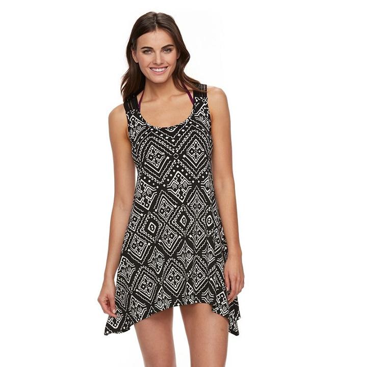 Women's Portocruz Tribal Macrame Shark-bite Cover-up, Size: Medium, Ovrfl Oth
