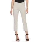 Women's Napa Valley Pull-on Slim-leg Capris, Size: 12, Lt Brown