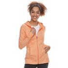 Women's Tek Gear&reg; Dry Tek Long Sleeve Hoodie, Size: Medium, Brt Orange