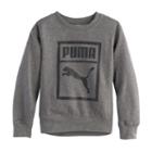 Boys 4-7 Puma Soft Sweatshirt, Size: 5, Grey (charcoal)