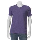 Men's Apt. 9&reg; Stretch V-neck Tee, Size: Small, Purple