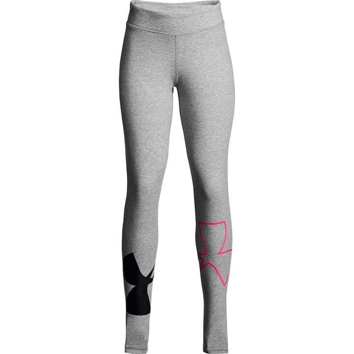 Girls 7-16 Under Armour Favorite Knit Leggings, Size: Small, Dark Grey