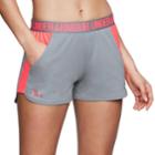Women's Under Armour Play Up Pocket Shorts, Size: Xxl, Med Grey