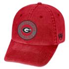 Adult Georgia Bulldogs Fun Park Vintage Adjustable Cap, Men's, Med Red