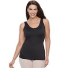 Plus Size Red Hot By Spanx Primers 2-way Tank 10163r, Women's, Size: 2xl, Black