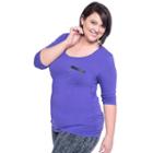Plus Size Soybu Alyse Melissa Scoopneck Tee, Women's, Size: 2xl, Drk Purple