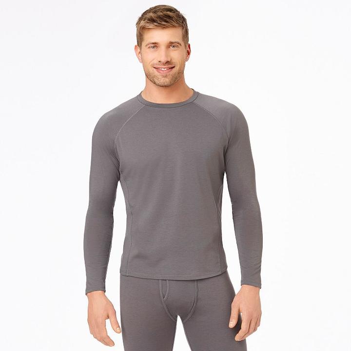 Men's Climatesmart Climateflex Performance Tee, Size: Small, Dark Grey