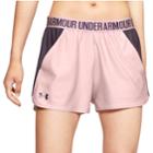 Women's Under Armour Play Up Pocket Shorts, Size: Medium, Dark Red