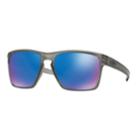 Oakley Sliver Xl Oo9341 57mm Rectangle Sapphire Iridium Mirror Polarized Sunglasses, Women's, Oxford