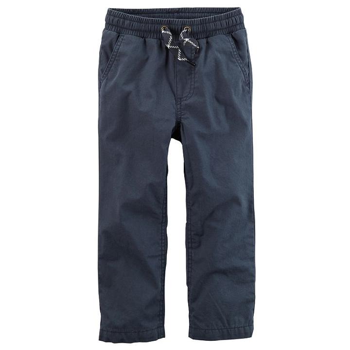 Boys 4-7 Carter's Lined Utility Pants, Size: 7, Blue