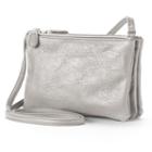Apt. 9&reg; Triple Zipper Crossbody Bag, Women's, Grey