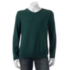 Big & Tall Croft & Barrow&reg; Classic-fit 12gg V-neck Sweater, Men's, Size: 3xb, Dark Green