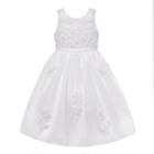 Girls 7-12 American Princess Beaded & Embroidered Communion Dress, Size: 8, White