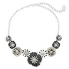 Dana Buchman Poppy Flower Collar Necklace, Women's, White