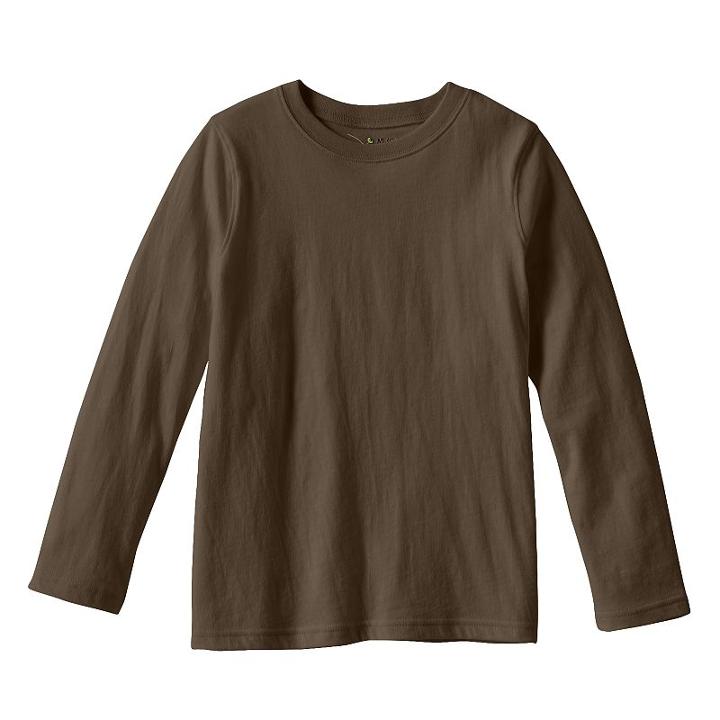 Boys 4-7x Jumping Beans&reg; Solid Long-sleeved Tee, Boy's, Size: M(5/6), Brown
