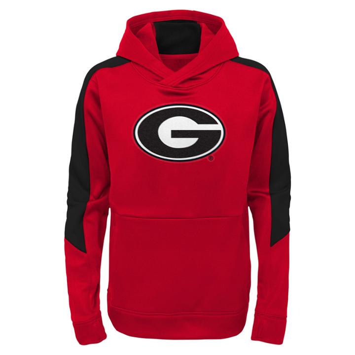 Boys 8-20 Georgia Bulldogs Hyperlink Pullover Hoodie, Size: Xl 18-20, Red