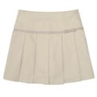 Girls 4-6x French Toast School Uniform Twill Skort, Girl's, Size: 6, Beig/green (beig/khaki)