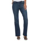 Women's Jennifer Lopez Midrise Bootcut Jeans, Size: 4 Short, Med Blue