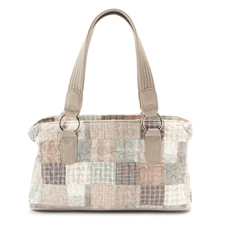 Donna Sharp Reese Quilted Patchwork Satchel, Women's, Smoky Patch