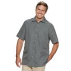 Big & Tall Batik Bay Classic-fit Woven Button-down Shirt, Men's, Size: 4xb, Grey (charcoal)