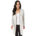 Women's Apt. 9&reg; Striped Car Coat, Size: Small, Taupe Plaid