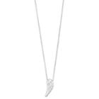 Love This Life Sterling Silver Wing Pendant Necklace, Women's, Multicolor