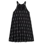 Girls 7-16 & Plus Size Mudd&reg; Crochet High Neck Swing Dress, Girl's, Size: 20 1/2, Black