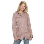 Women's Sonoma Goods For Life&trade; Long Utility Jacket, Size: Xxl, Lt Purple