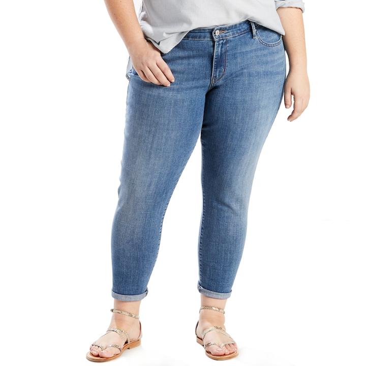 Plus Size Levi's&reg; 711 Skinny Ankle Jeans, Women's, Size: 20 - Regular, Med Blue
