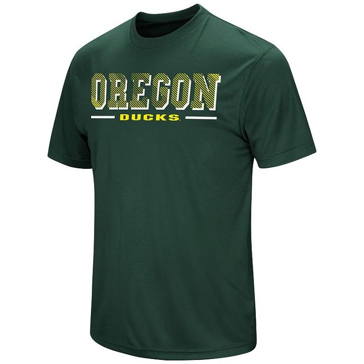 Men's Colosseum Oregon Ducks Embossed Tee, Size: Medium, Dark Green