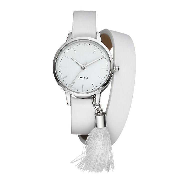 Women's Tassel Wrap Watch, Size: Small, White
