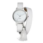 Women's Tassel Wrap Watch, Size: Small, White