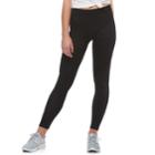 Juniors' Pink Republic Seamless Lined Leggings, Teens, Size: Medium, Grey (charcoal)