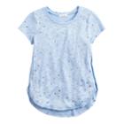 Girls 7-16 Fire La Vented Tee, Size: Medium, Med Blue