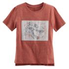 Boys 4-7x Sonoma Goods For Life&trade; Heathered Applique Graphic Tee, Boy's, Size: 7x, Drk Orange