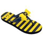 Women's College Edition Michigan Wolverines Bow Flip-flops, Size: Large, Blue (navy)