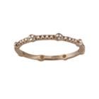 10k Rose Gold 1/6-ct. T.w. Diamond Eternity Stack Ring, Women's, Size: 8, White