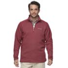 Men's Columbia Ortega Oaks Quarter-zip Fleece Jacket, Size: Medium, Dark Red