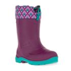 Kamik Snowbuster 2 Kids' Waterproof Winter Boots, Girl's, Size: 1, Med Purple