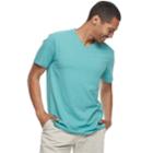 Men's Sonoma Goods For Life&trade; Flexwear V-neck Tee, Size: Xl, Turquoise/blue (turq/aqua)