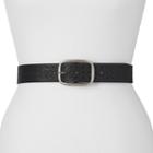 Relic Perforated Reversible Belt, Women's, Size: Medium, Grey (charcoal)