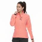 Women's Adidas Outdoor Terrex Tivid Fleece Jacket, Size: Xs, Med Pink