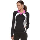 Women's Fila Sport&reg; Long Sleeve Zip-up Jacket, Size: Xl, Oxford