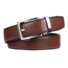 Men's Feather-edge Exact Fit Belt, Brown