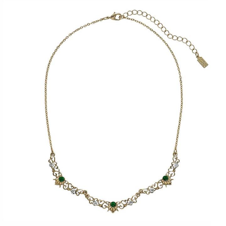 Downton Abbey Necklace, Women's, Size: 16, Green