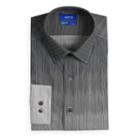 Men's Apt. 9&reg; Slim-fit Premier Flex Collar Stretch Dress Shirt, Size: 16-34/35, Black