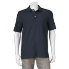Men's Croft & Barrow&reg; Performance Pique Polo, Size: Large, Dark Blue