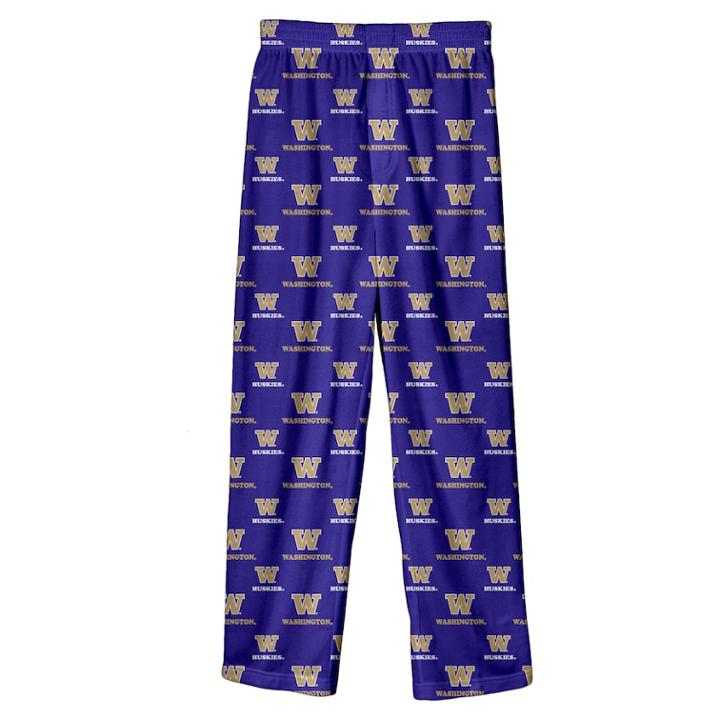 Boys 8-20 Washington Huskies Team Logo Lounge Pants, Size: L 14-16, Purple