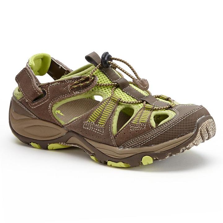 Pacific Trail Pumice Women's Outdoor Sandals, Size: Medium (8), Beig/green (beig/khaki)